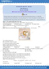 Đề thi giữa kì 1 Hóa 12 Cánh diều - Đề số 2